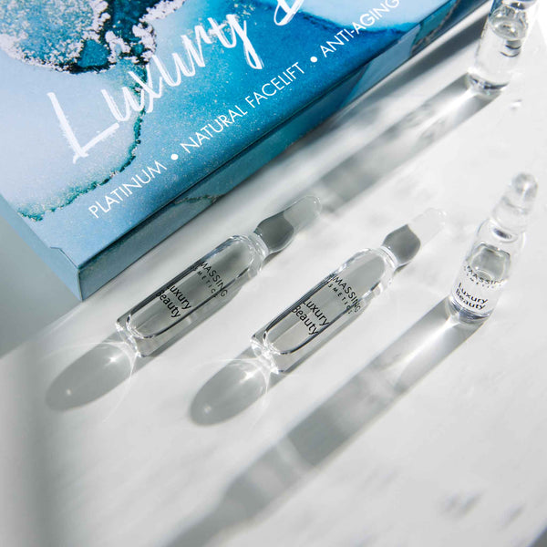 Luxury Beauty Ampoules – Platinum + Natural Facelift and Anti-Aging