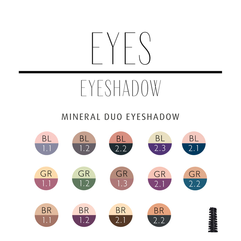 Mineral Duo Eyeshadow GR1.2 Miss Brazil